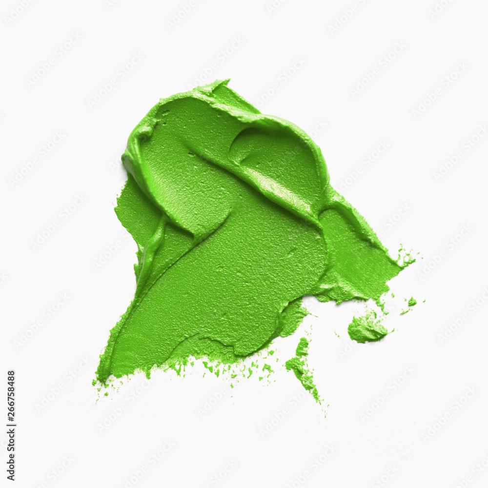 Fototapeta premium Paint smudge isolated on white background 