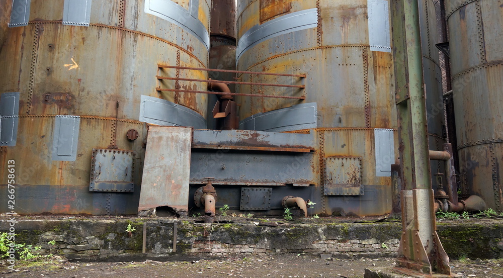 In der alten Fabrikanlage