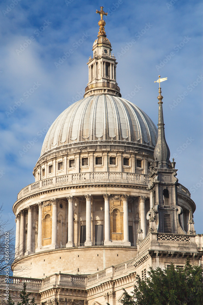 Dome of Saint Paul's Cathedral in London