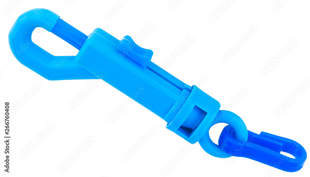 Plastic Clip On Key Ring On white Plastic Clip On Key Ring On white