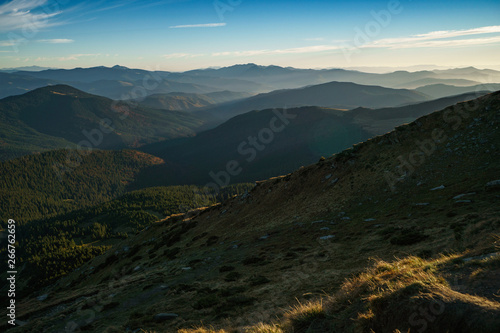 Landscape of the Ukrainian Carpathian Mountains, Chornohora © Sergiy