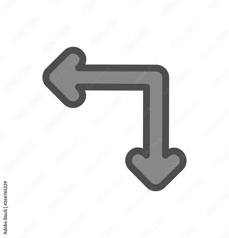 Complex Direction Arrow Icon For Your Project Complex Direction Arrow Icon For Your Project