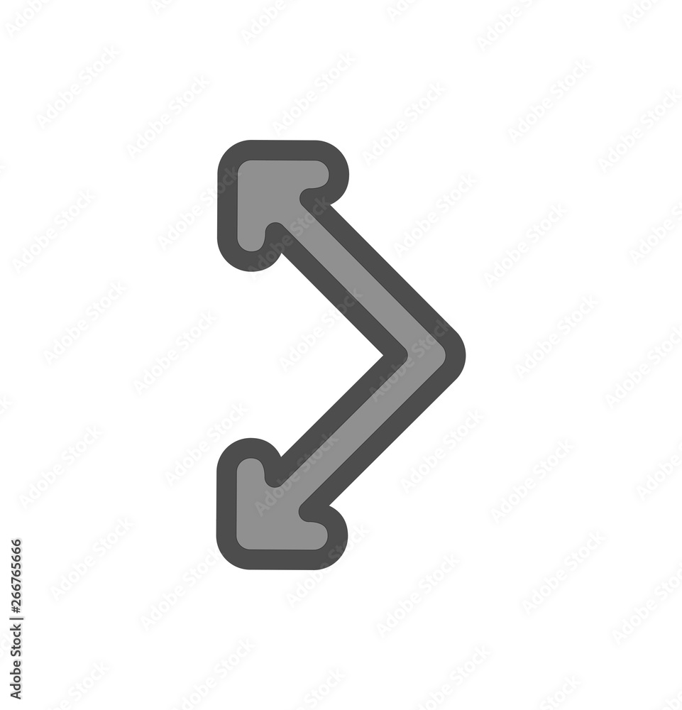 Double Direction Arrow Icon For Your Project Double Direction Arrow Icon For Your Project
