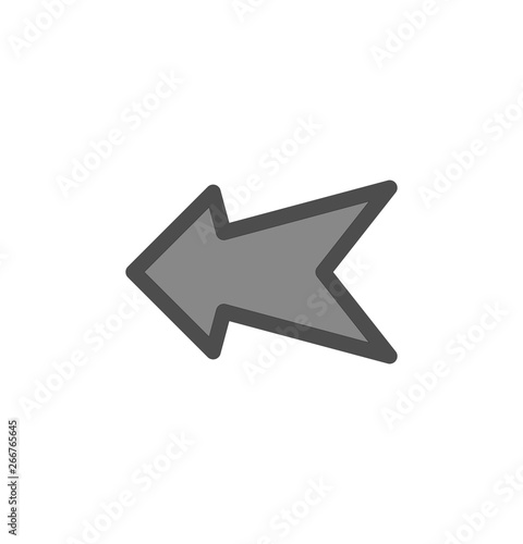 Left Direction Arrow Icon For Your Project