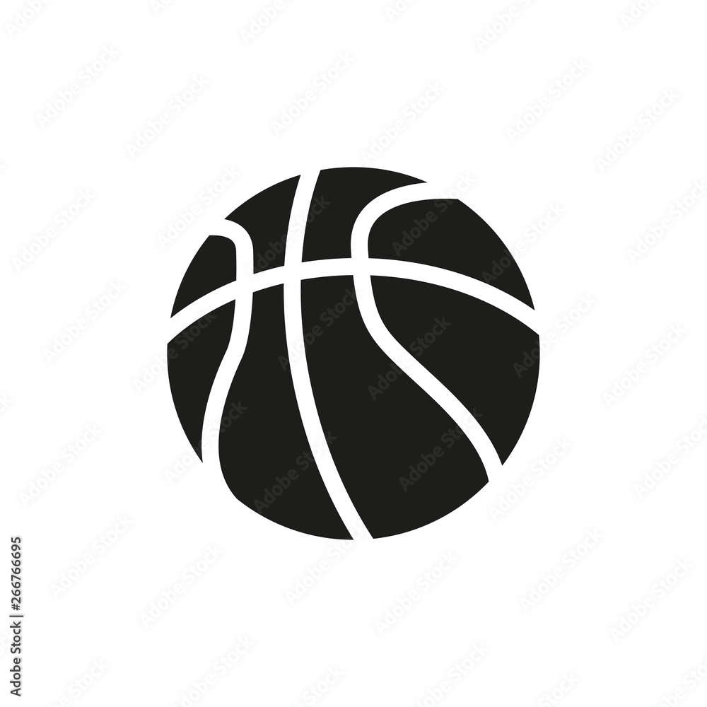 Basketball icon. Simple flat vector illustration Basketball icon. Simple flat vector illustration