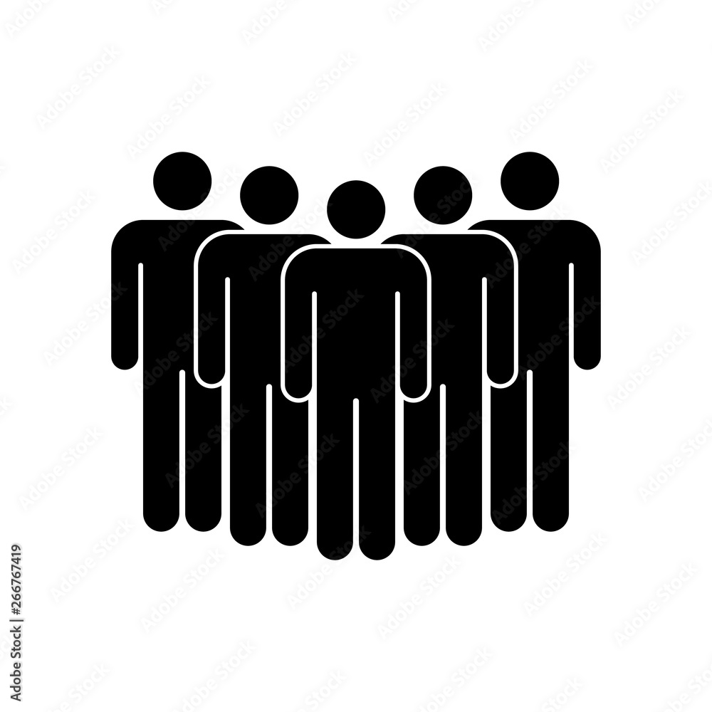 Peoples group icon. Vector illustration Peoples group icon. Vector illustration