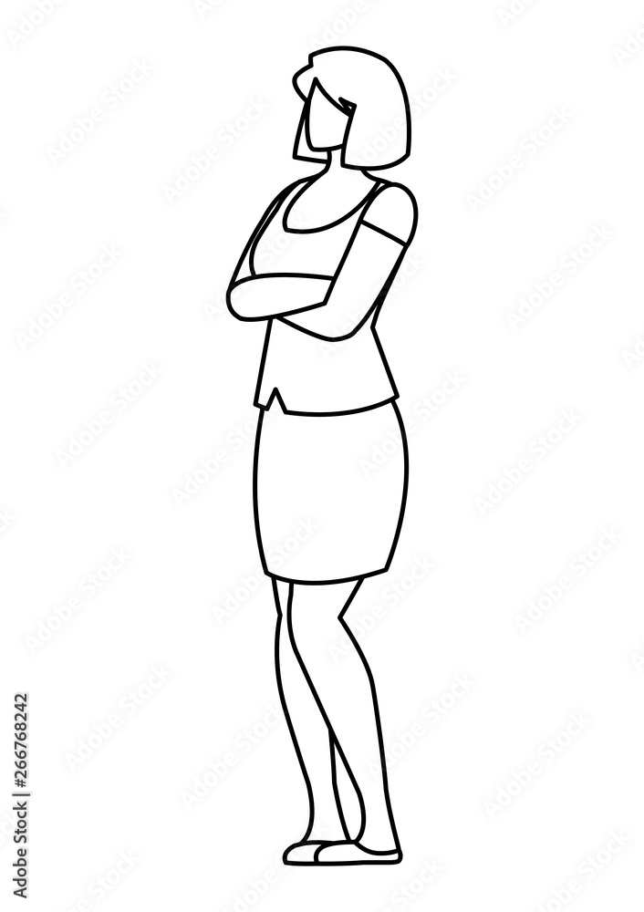 elegant businesswoman avatar character elegant businesswoman avatar character