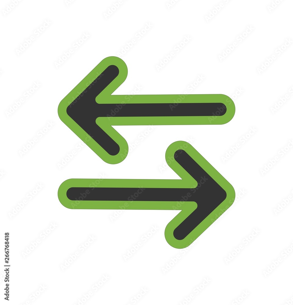 Double Direction Arrow Icon For Your Project Double Direction Arrow Icon For Your Project