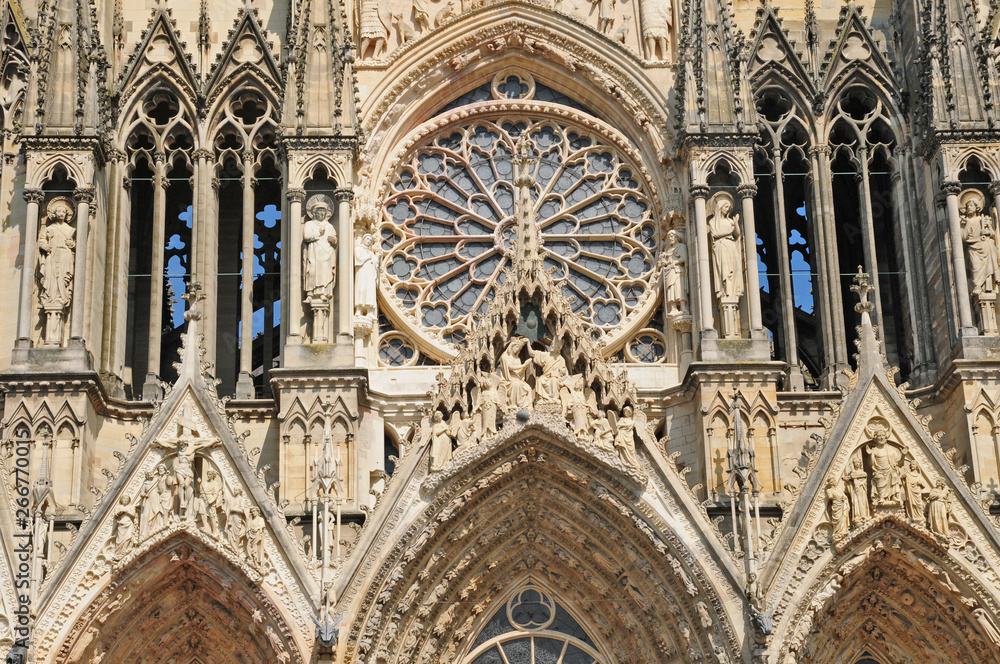 Reims, la cattedrale di Notre-Dame - Francia