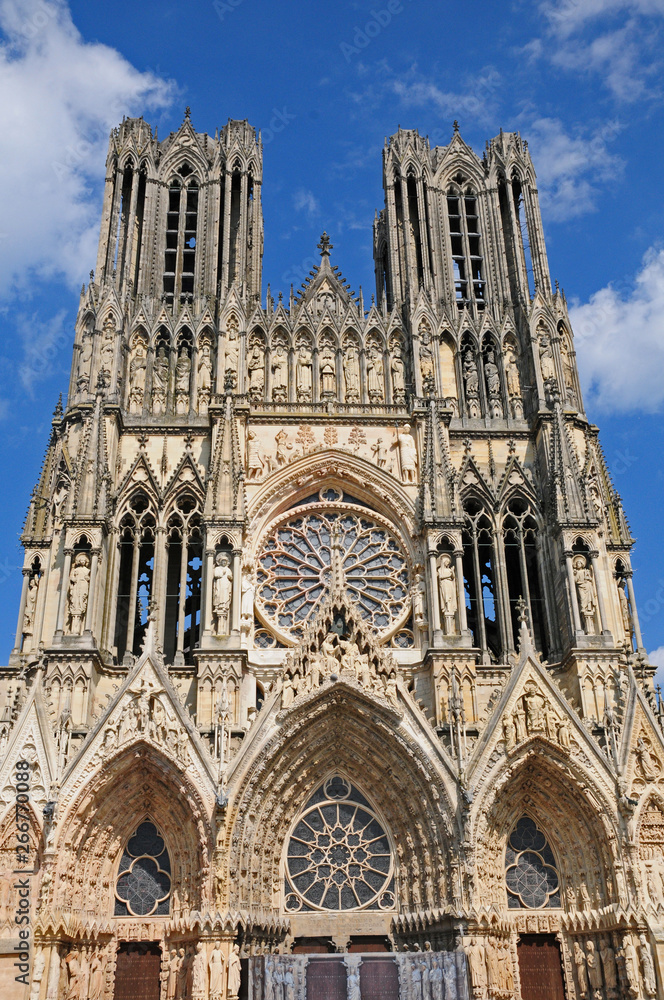 Reims, la cattedrale di Notre-Dame - Francia