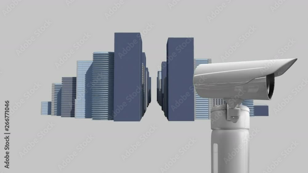 Surveillance cameras in the city Surveillance cameras in the city