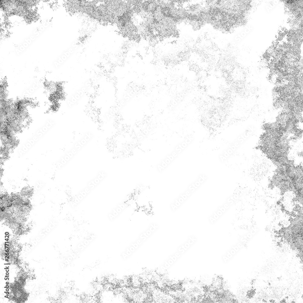Fototapeta premium Black and white ink spotted texture.