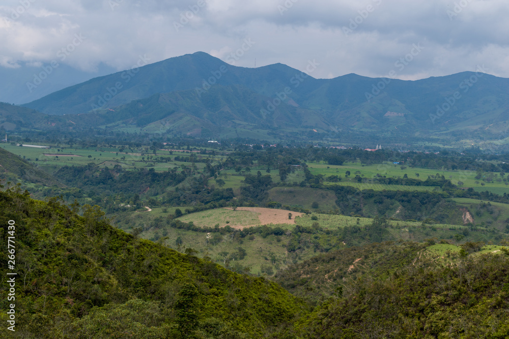 LANDSCAPE OF MOUNTAINS OF COLOMBIA