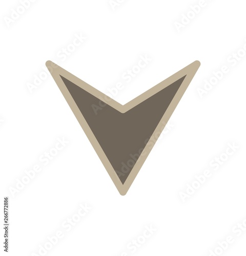 Free Download Down Direction Arrow Icon For Your Project - GFXLoad