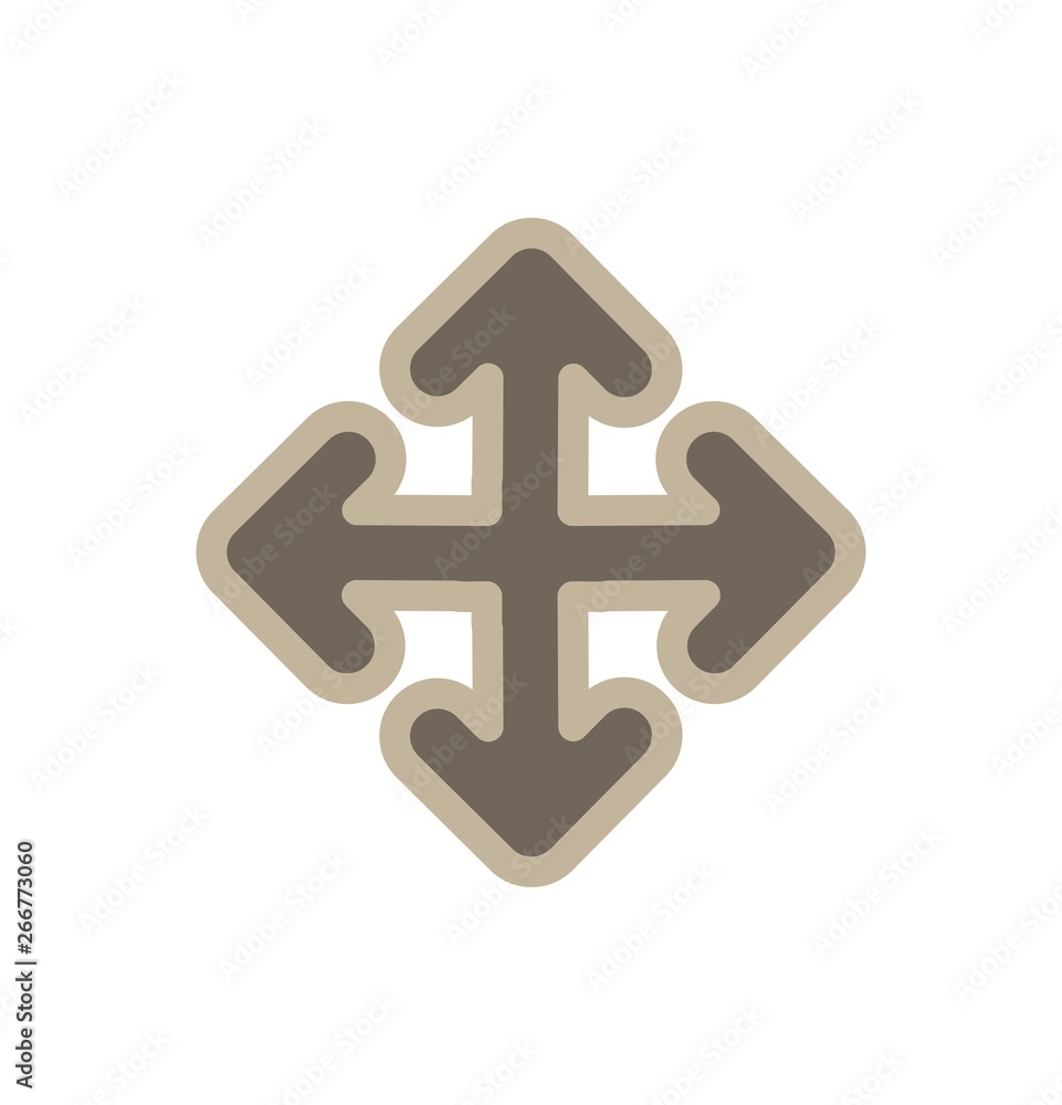 Complex Direction Arrow Icon For Your Project Complex Direction Arrow Icon For Your Project
