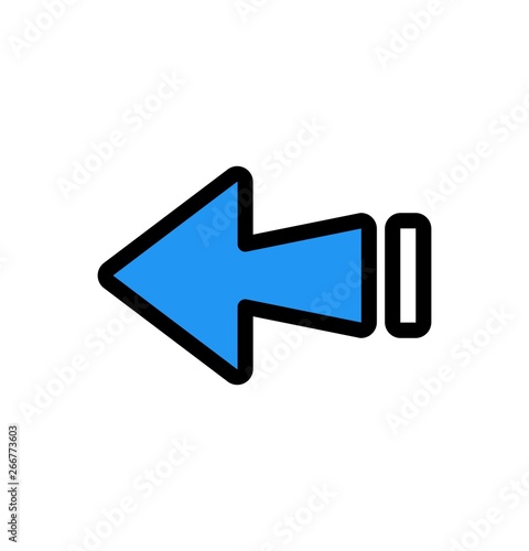 Left Direction Arrow Icon For Your Project