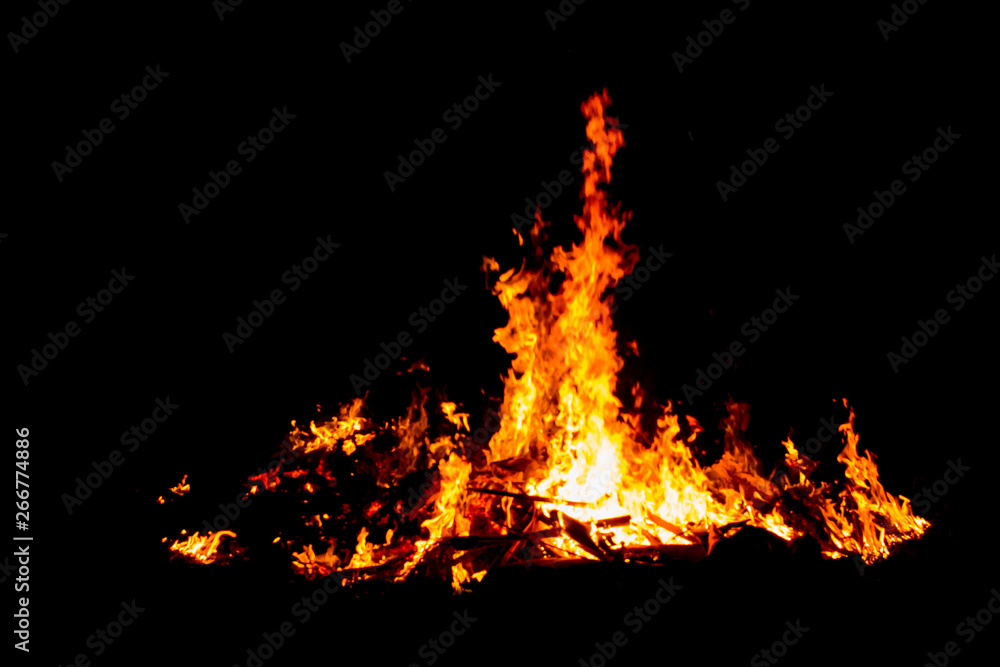 Bonfire Black background