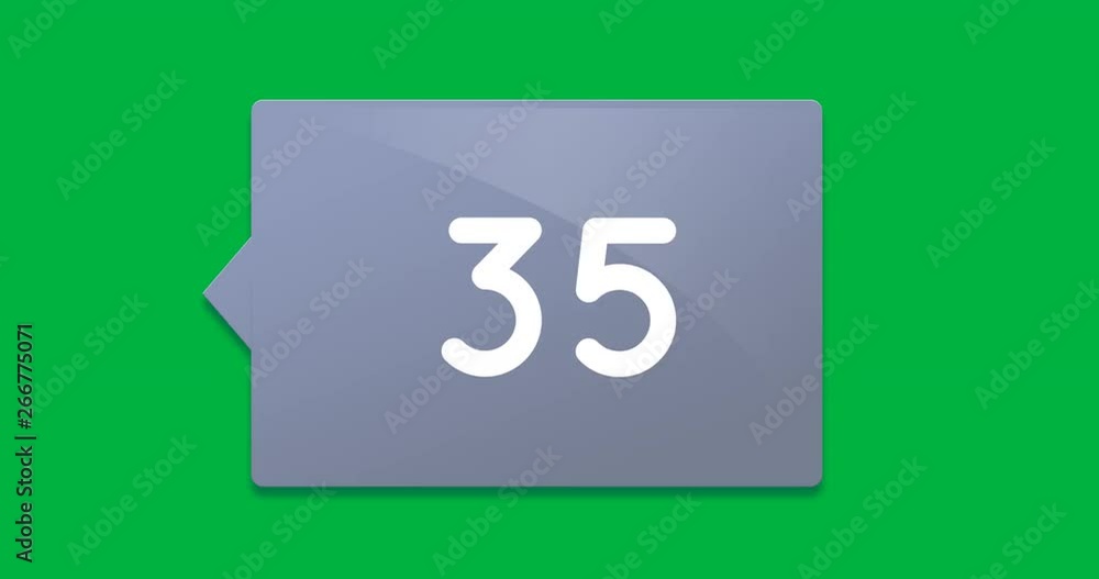 Grey chat box with numbers 4k Grey chat box with numbers 4k