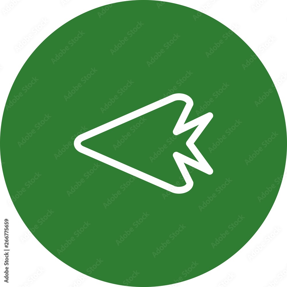 Left Direction Arrow Icon For Your Project