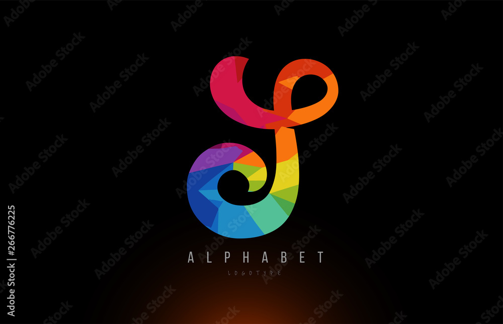 S alphabet letter rainbow colored logo company icon design S alphabet letter rainbow colored logo company icon design