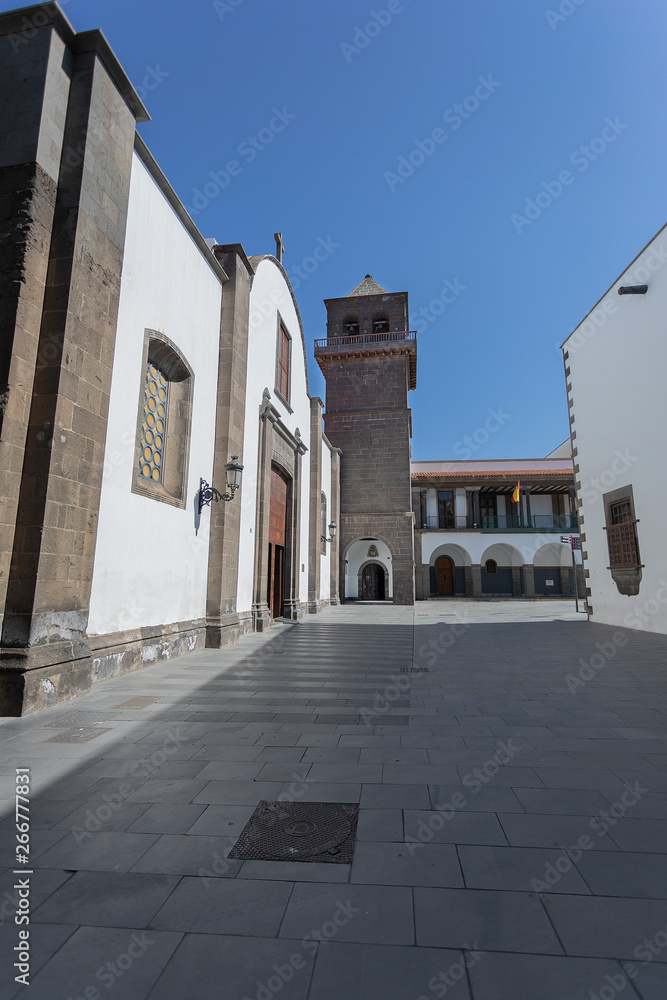 Las Palmas de Gran Canaria, Spain. May, 7 th 2019. Palacio de justicia, Vegueta.