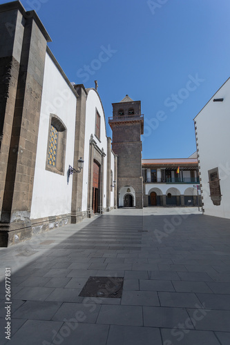 Las Palmas de Gran Canaria, Spain. May, 7 th 2019. Palacio de justicia, Vegueta. © coffeeflavour