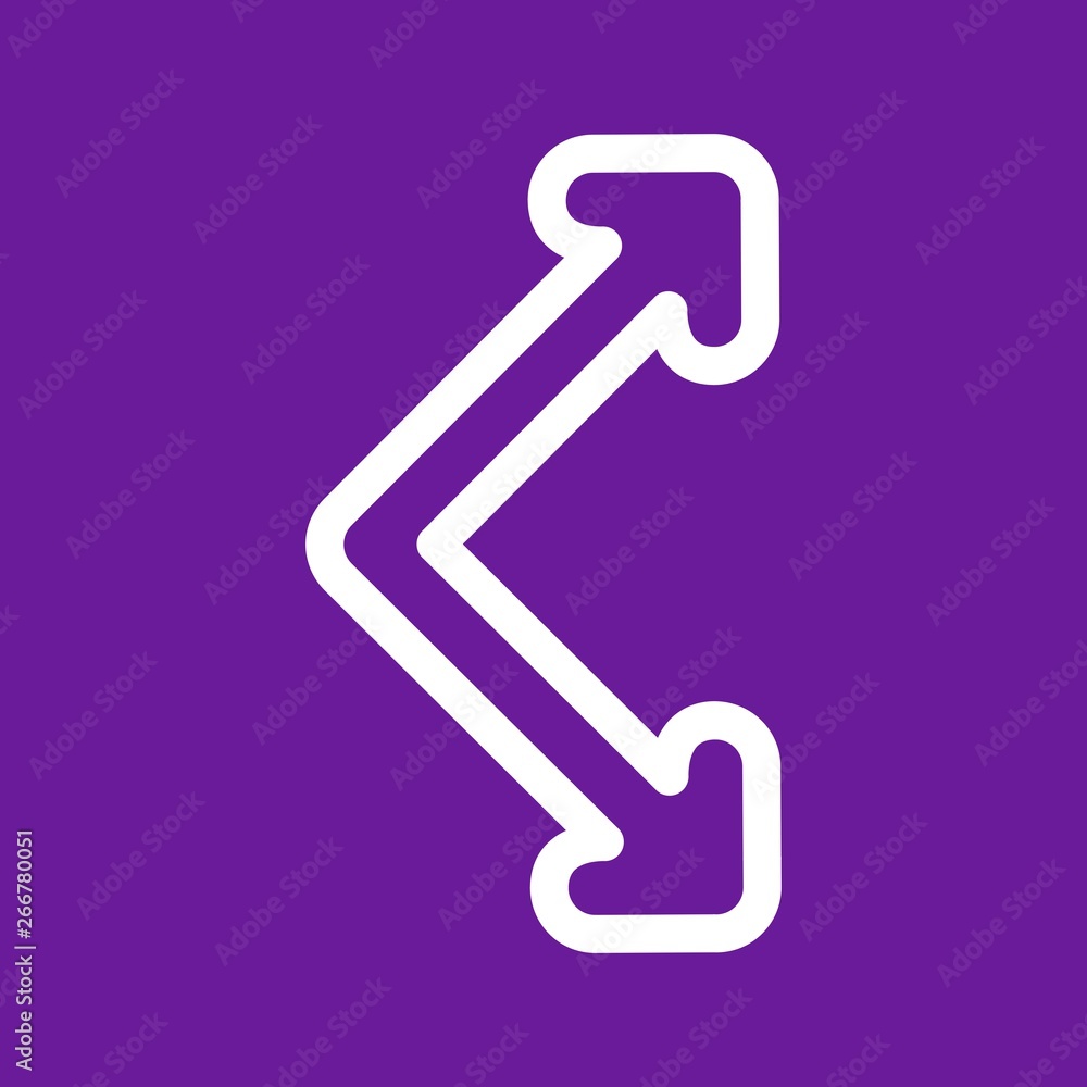 Double Direction Arrow Icon For Your Project Double Direction Arrow Icon For Your Project