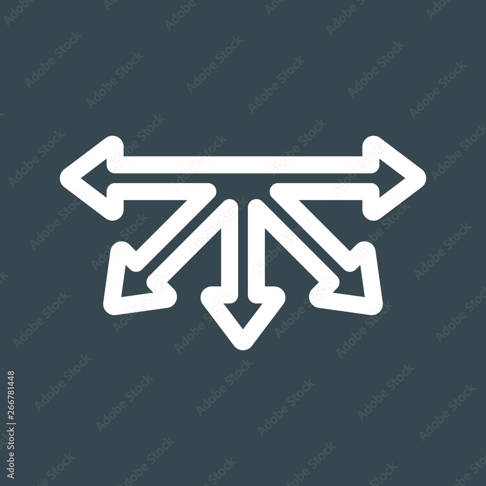 Complex Direction Arrow Icon For Your Project Complex Direction Arrow Icon For Your Project
