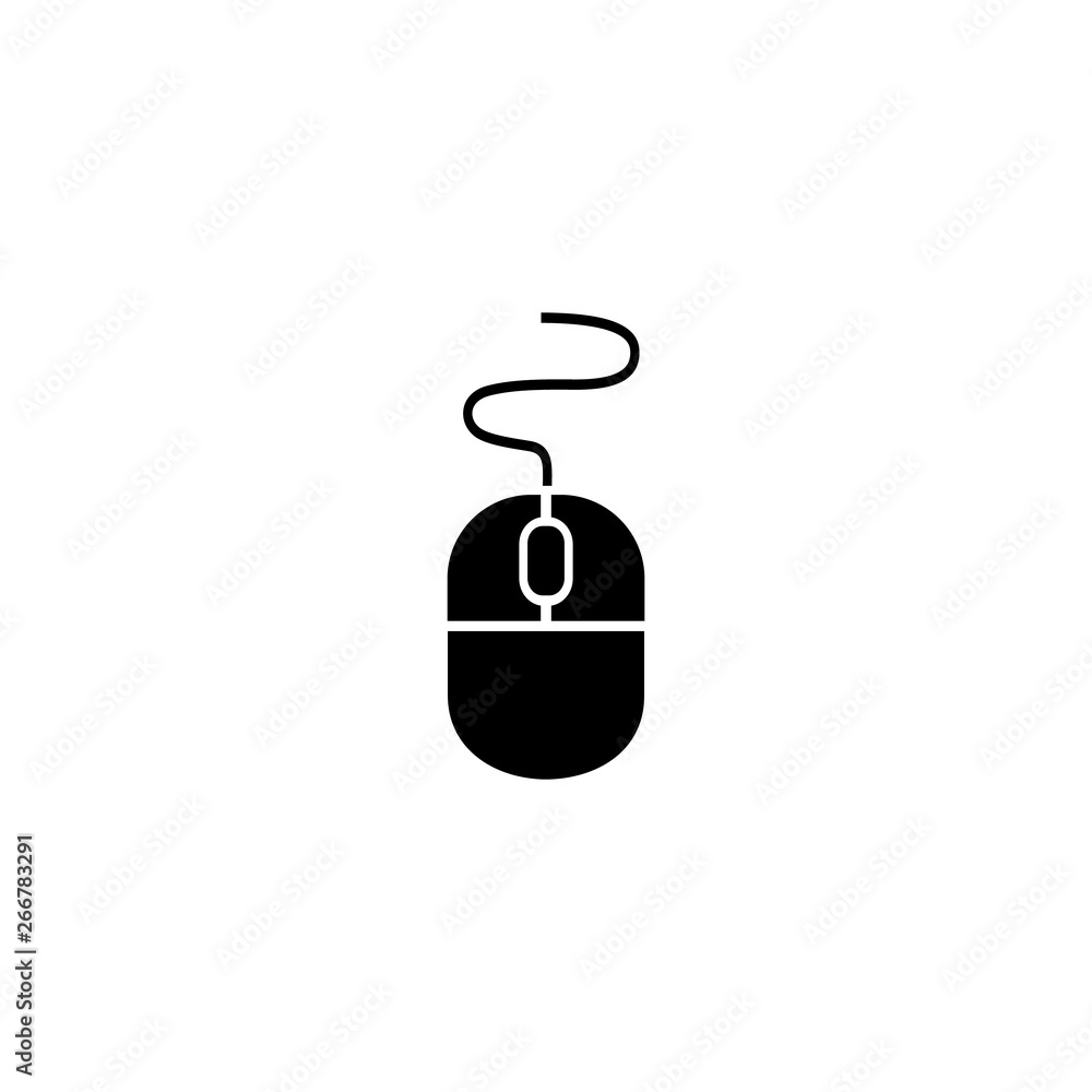 Computer mouse Icon in trendy flat style isolated on white background, for your web site design, app, logo, UI. Vector Computer mouse Icon in trendy flat style isolated on white background, for your web site design, app, logo, UI. Vector