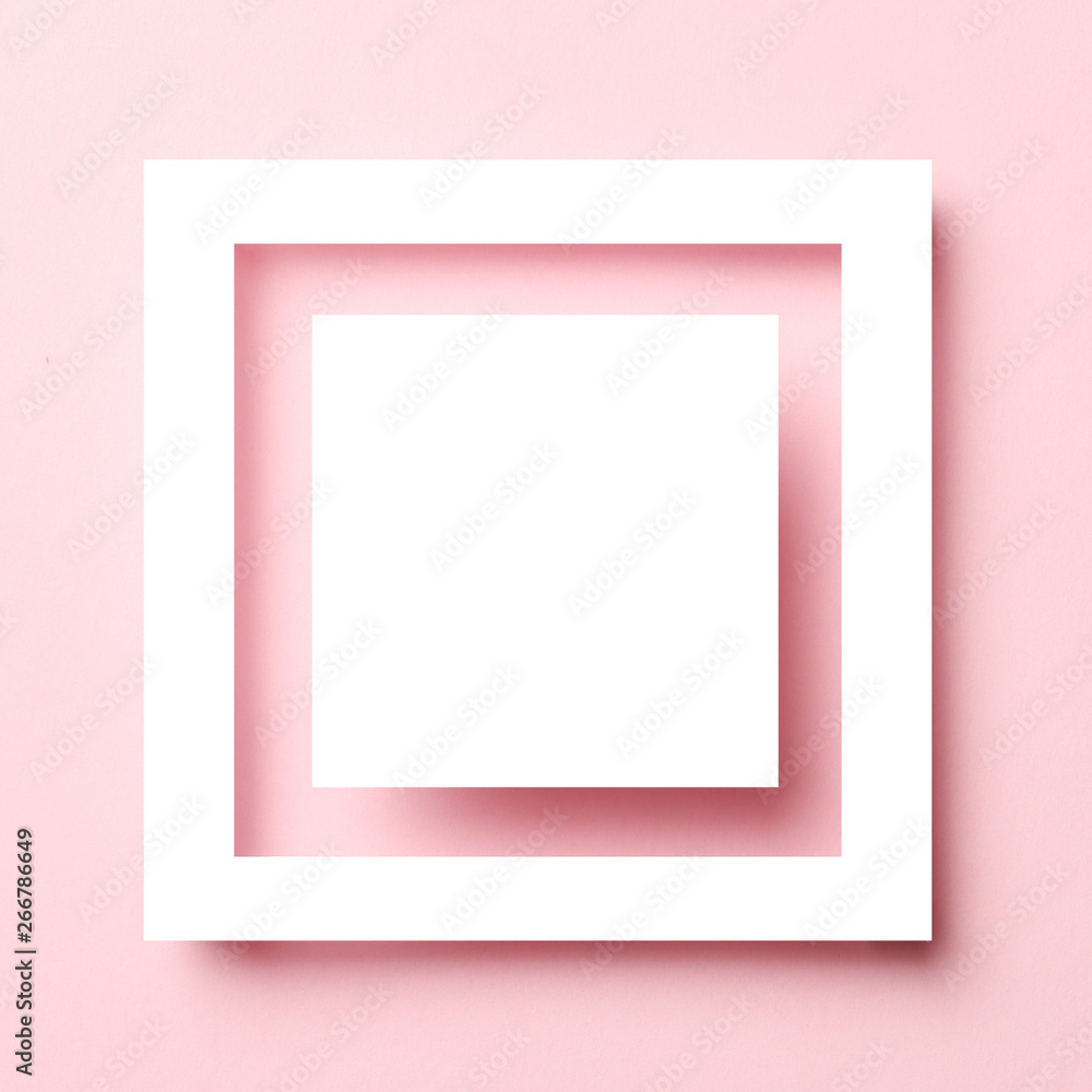 Creative frame layout on a pink background. Minimal holiday concept. Flat lay pattern. Creative frame layout on a pink background. Minimal holiday concept. Flat lay pattern.