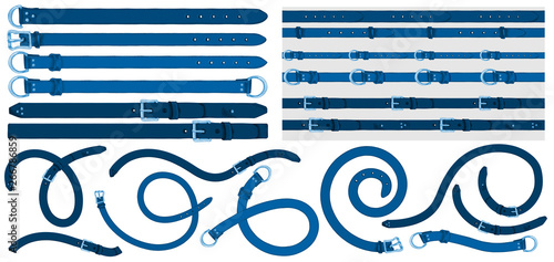 Set of brush patterns with retro hand-drawn sketch belt on white background. Drawing engraving texture Great design for fabric, fashion, textile, decorative frame, yacht style poster and card.