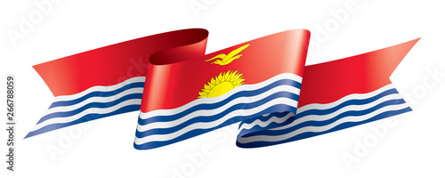 Free Download Kiribati flag, vector illustration on a white background - GFXLoad