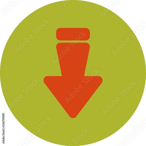 Down Direction Arrow Icon For Your Project