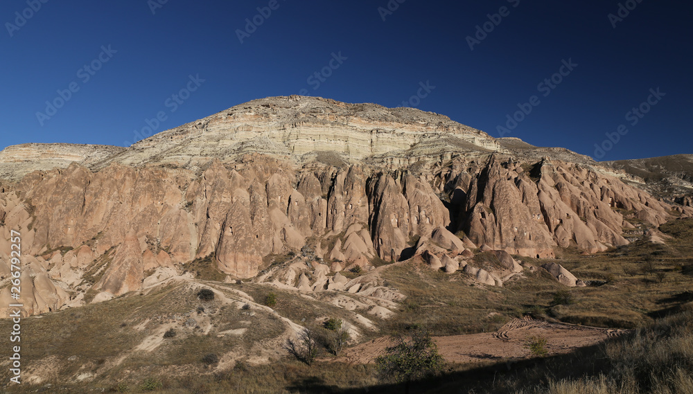 Rose Valley in Cavusin Village, Cappadocia, Nevsehir, Turkey