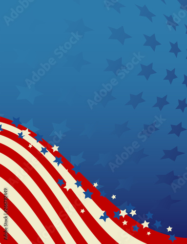 American flag patriotic background