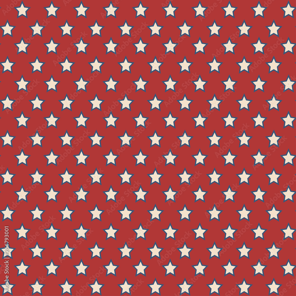American stars seamless pattern American stars seamless pattern