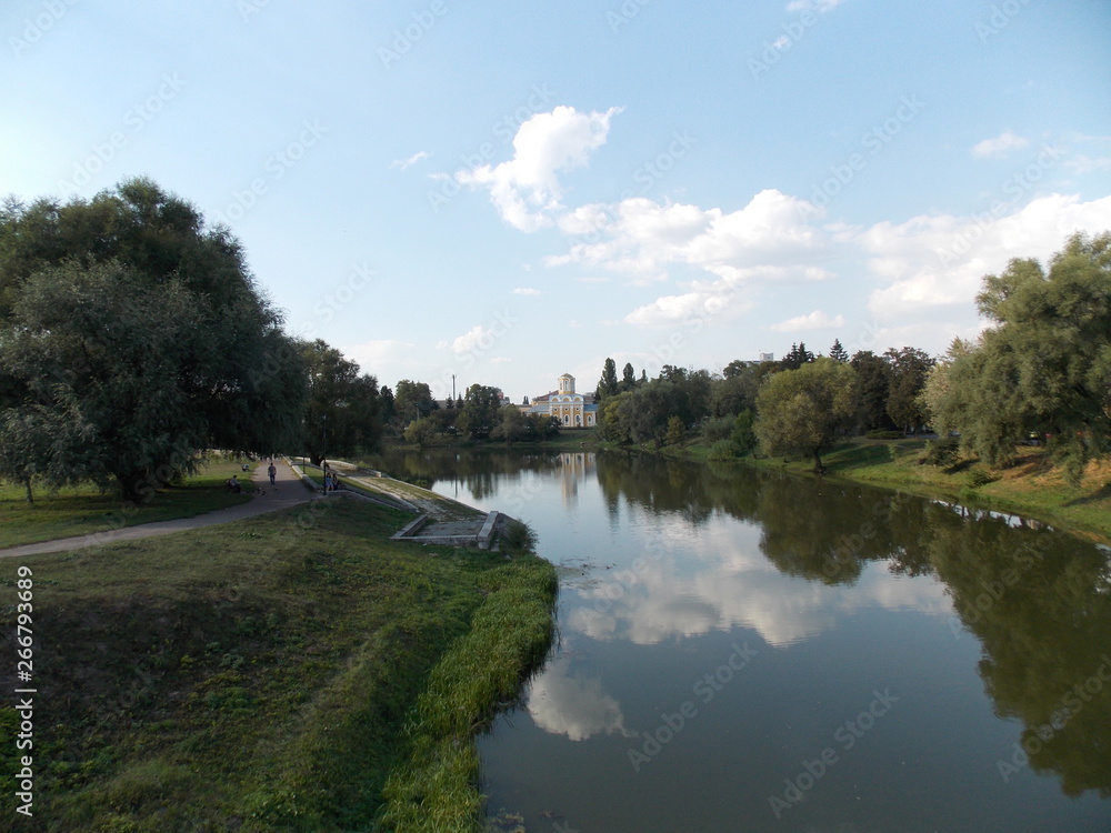 landscape with river landscape with river