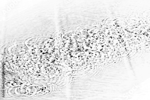 Splash of water. Inversion isolate on white background