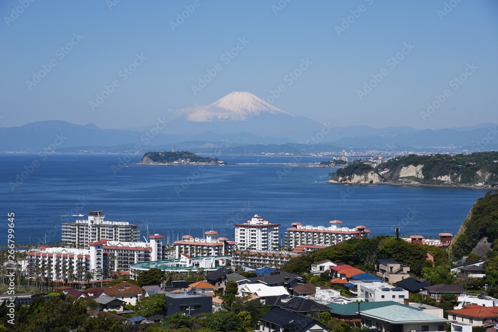 Sightseeing in Japan Mt.Fuji and Enoshima / Taken at Zushi-city Kanagawa Prefecture. Sightseeing in Japan Mt.Fuji and Enoshima / Taken at Zushi-city Kanagawa Prefecture.