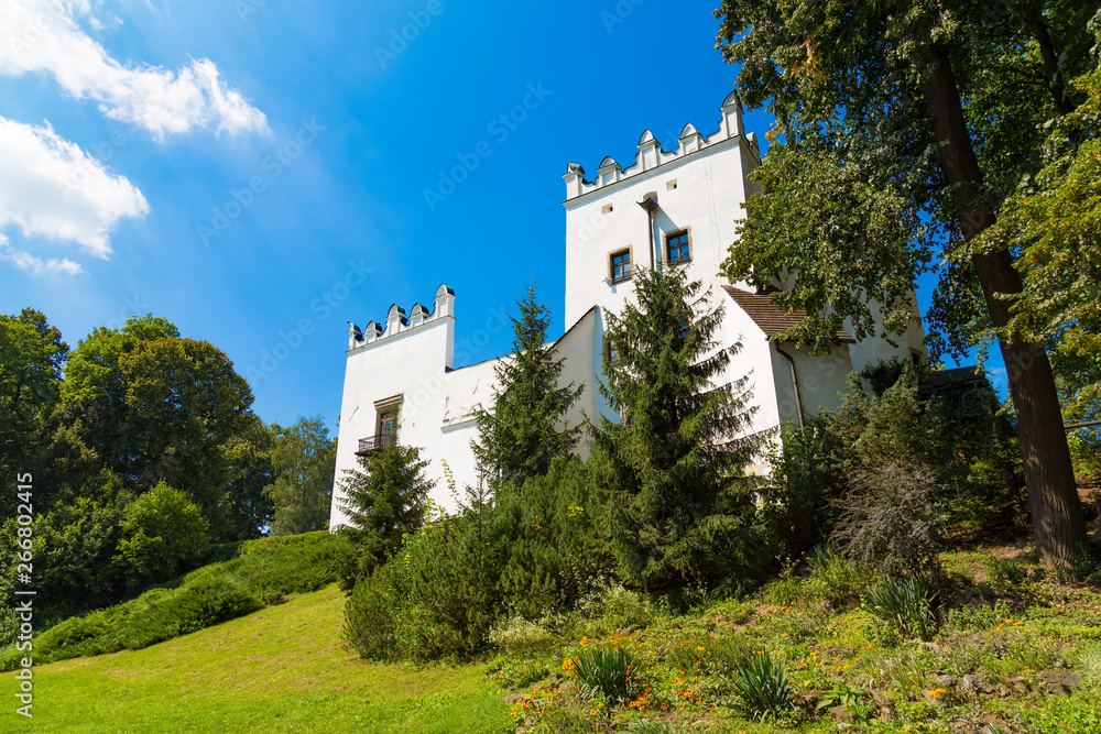 White Castle. Slovak  Manor house. Strazky. Slovakia
