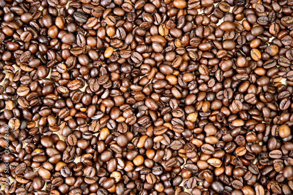 Roasted coffee beans, can be used as a background Roasted coffee beans, can be used as a background