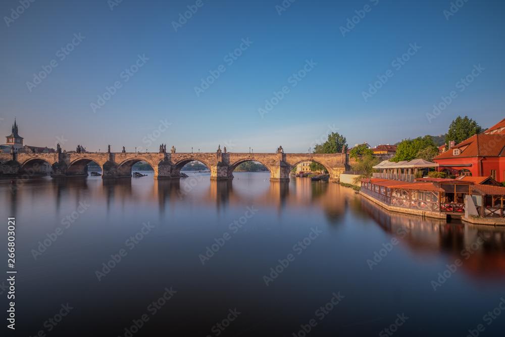 Charles bridge in the Prague, Czech Republic 