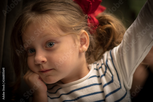 little girl's portrait