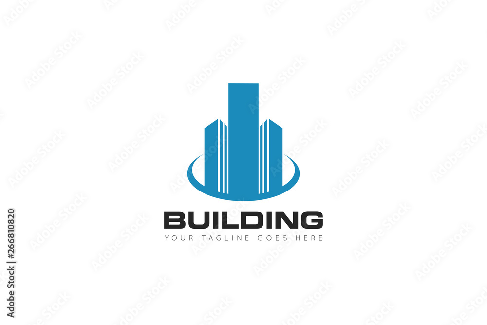 building logo and icon vector Illustration design template