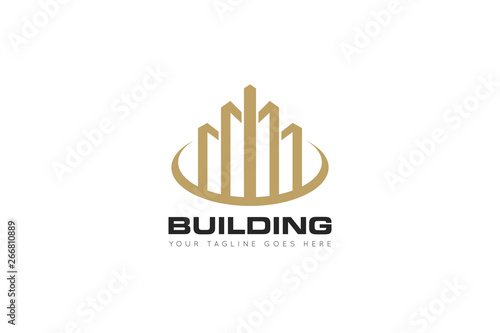 building logo and icon vector Illustration design template