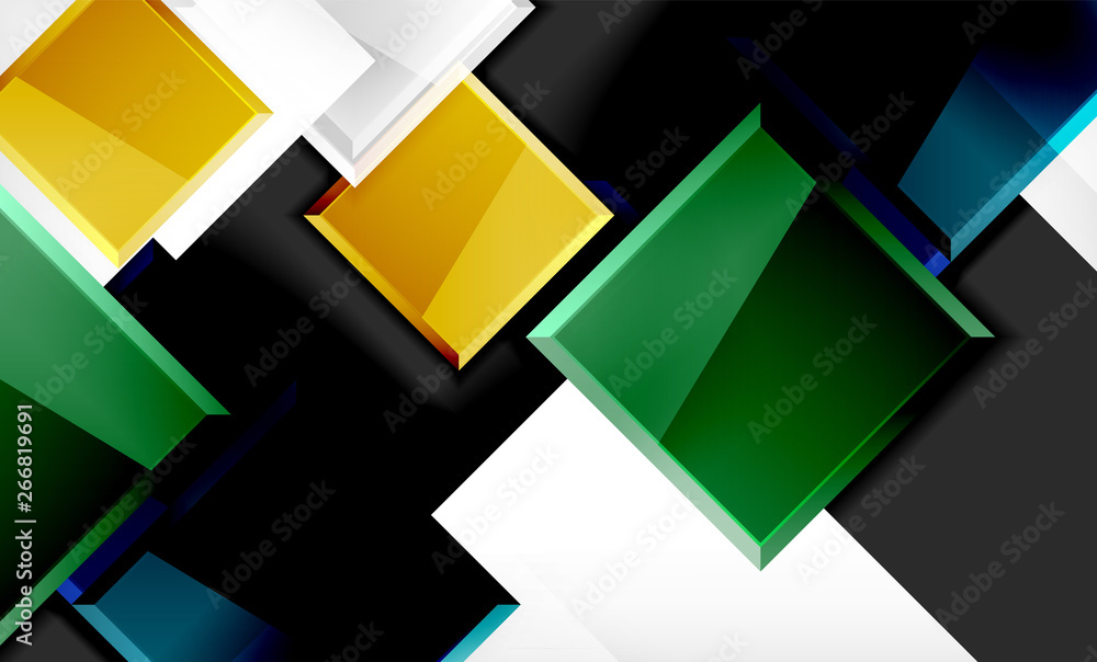Colorful square and rectangle blocks background Colorful square and rectangle blocks background
