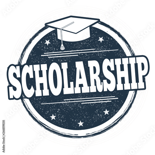 Scholarship sign or stamp