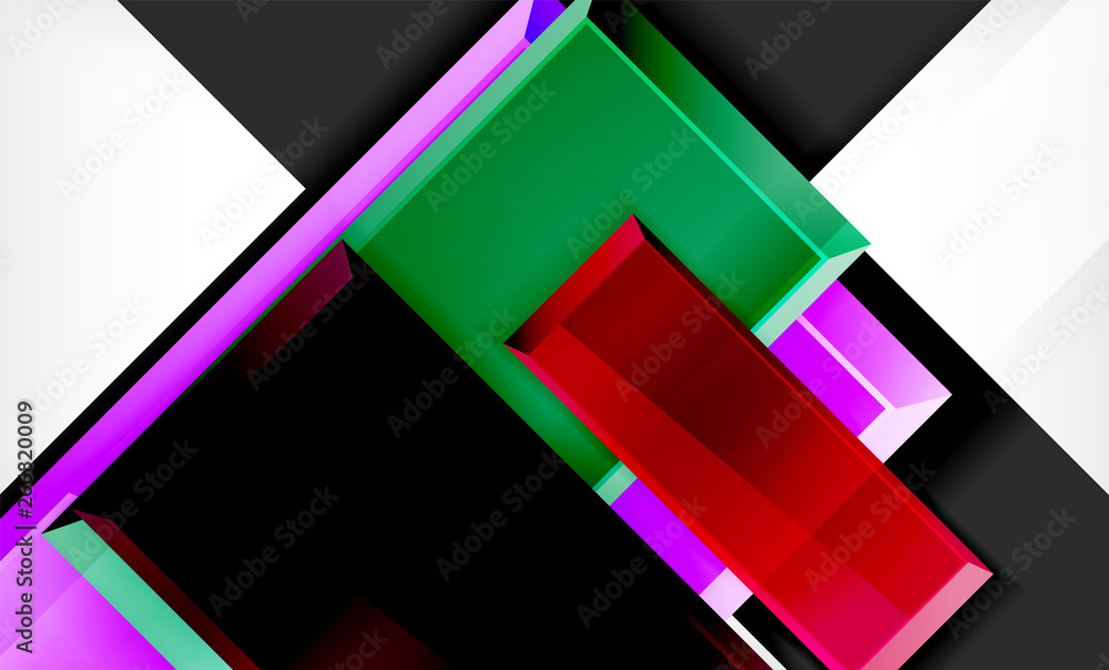 Color squares futuristic abstract background Color squares futuristic abstract background