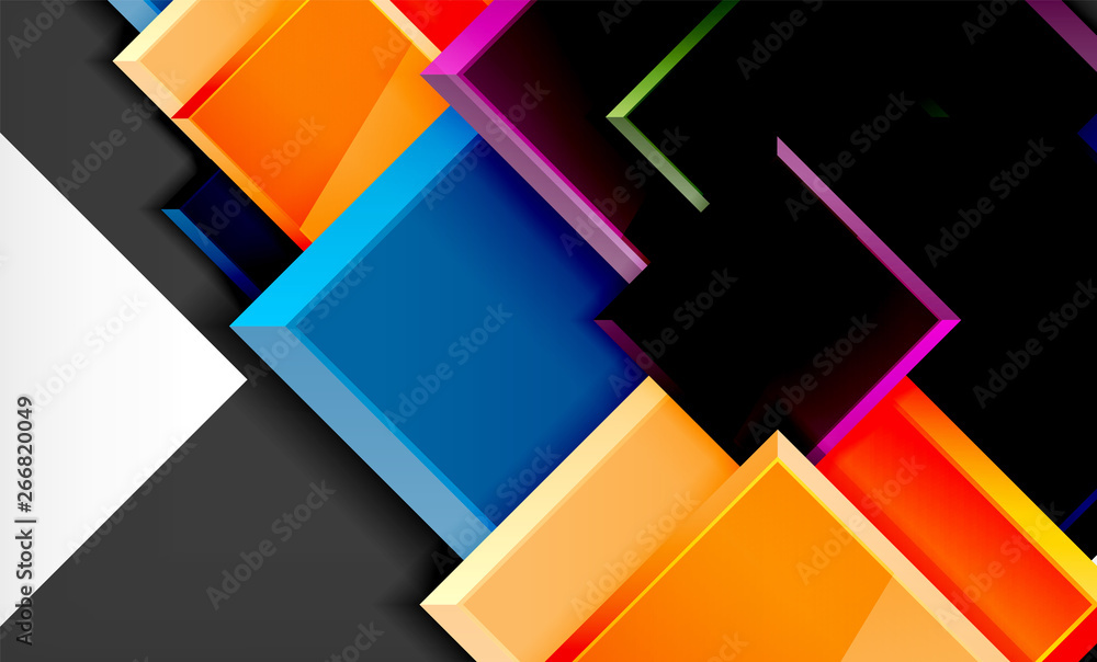 Color squares futuristic abstract background Color squares futuristic abstract background