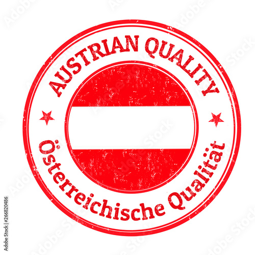 Austrian quality sign or stamp